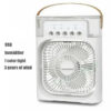 a9a0820195e52706 3 In 1 AIr Conditioner Household Small Cooler LED Night Light Portable Humidifier Air Adjustment Office Home Fan New