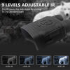2.7K HD 36MP Binocular Night Vision Device Infrared Camera 10X Digital Light Zoom Hunting Telescope Full Darkness 300m