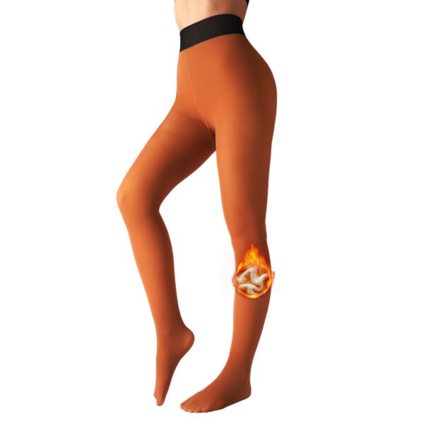 a9a79256c189af27 X-CHENG Fleece Lined Women - Fake Translucent Warm Pantyhose Leggings Sheer Thick Tights for Winter