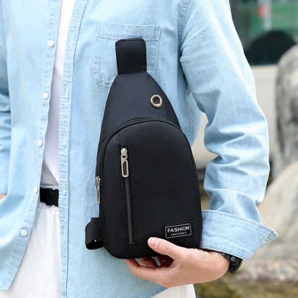 a9c61296696cfd30 Men New Leisure Fashion Trend One Shoulder Chest Outdoor Sports Multi Functional Crossbody Bag