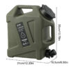 a9dd409a5c9e8f6d Camping Bucket Large Capacity Portable Drinking Water Canister with Faucet No Leakage for Outdoor Travel Driving Hiking