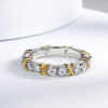 a9e113ee7423932d TBCYD 3mm D Color Moissanite For Women S Sterling Sier Diamond Eternity Ring Wedding Band Hand Fine Jewelry Wholesale