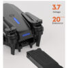 a9f43064090815c6 Professional Drone E88 4k wide-angle HD camera WiFi fpv height Hold Foldable RC quadrotor helicopter Camera-free children's toys