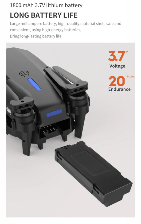 a9f43064090815c6 Professional Drone E88 4k wide-angle HD camera WiFi fpv height Hold Foldable RC quadrotor helicopter Camera-free children's toys