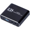 4K HDMI-Compatible Recorder Box 1080P 60Hz USB3.0 High-Definition Game Capture Device for Live Streaming Video Broadcast