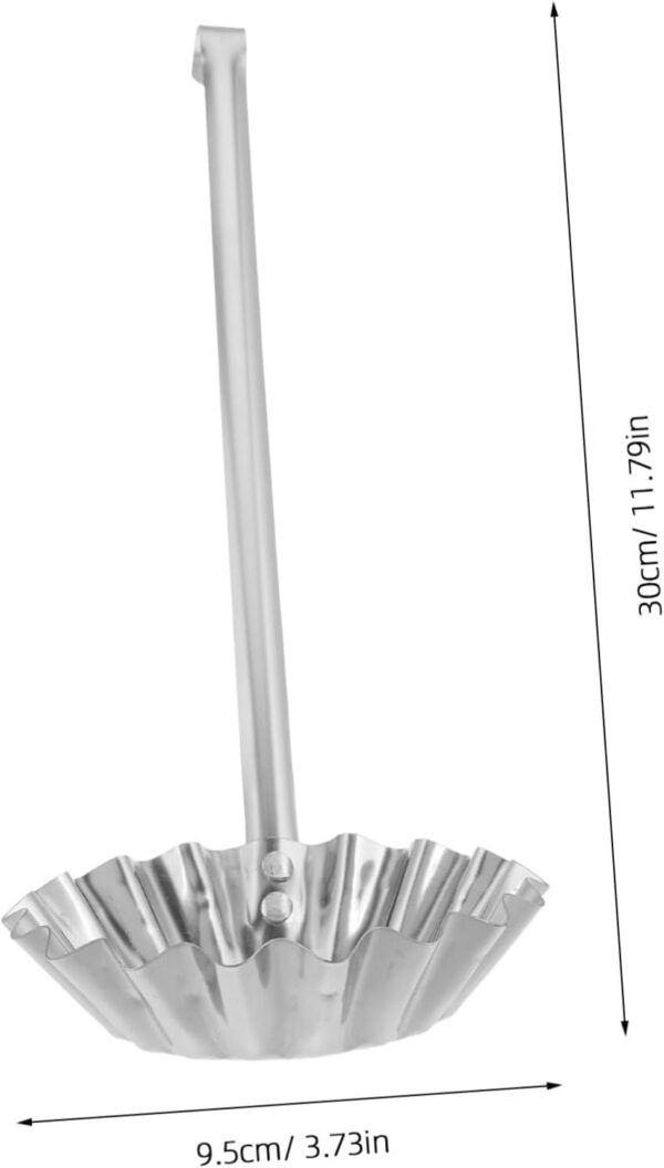a9f9fca92726c8c4 Toyvian Frittierte Form Öl Fritteusen Teigform Form Mit Griff Kochstempel Frittier Gebäckform Metall Waffelform Lebensmittel Bunuelos für KüChe, Camping Und Backen