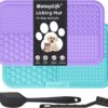 MateeyLife 3PCS Lick Mat for Dogs and Cats with Suction Cups, Dog Lick Mat for Anxiety Relief, Dog Toys to Keep Them Busy, Dog Enrichment Toys for Bathing, Cat Peanut Butter Lick Pad for Boredom
