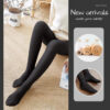 aa165e7c5a58f1fa Women Socks Winter Sexy Thermal Pantyhose Fleece Tights Ladies Translucent Fake Stockings Warm Leggings Panty