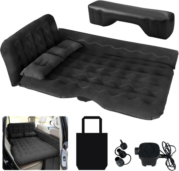 aa2c7010ab9ccfd6 SUV Air Mattress Car Camping Bed - Inflatable Thickened and Double Car Air Mattress Bed with Air Pump Portable Foldable for Home Car Travel Camping
