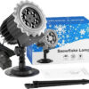 Upgraded HD Dynamic Snowflakes Projector Outdoor Christmas Projection Lamp Waterproof Snowfall LED Light