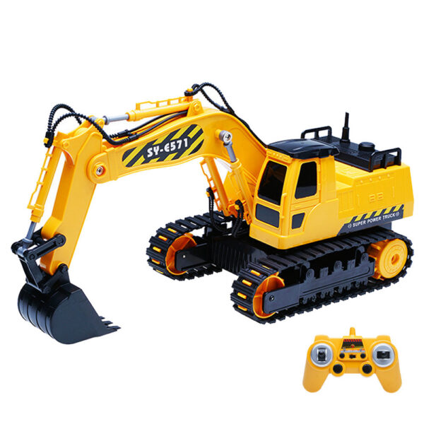 Double E RC Excavator Truck 11CH crawler Tractor Model Engineering Car 2.4G Radio Remote Controlled Electric hine Kid Toy