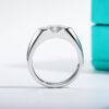 AnuJewel 1ct Marquise Cut D Color Moissanite Diamond Engagement Men Sier Wedding Ring For Women Customized Jewelry