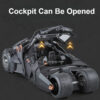 aa4ca26bb528abef Large Scale 1:18 Batmobile Car Model Toy The Dark Knight Trilogy Sound Light Sliding Spray Alloy Vehicle Models Ornaments Gifts