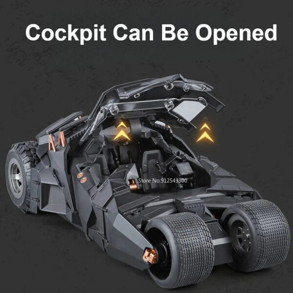 aa4ca26bb528abef Large Scale 1:18 Batmobile Car Model Toy The Dark Knight Trilogy Sound Light Sliding Spray Alloy Vehicle Models Ornaments Gifts