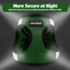 aa5035999dd51329 Cat Harness and Leash Set for Walking Escape Proof, Kitten Adjustable Small Large Lightweight Soft Vest Harness and Leash(Medium, Green)