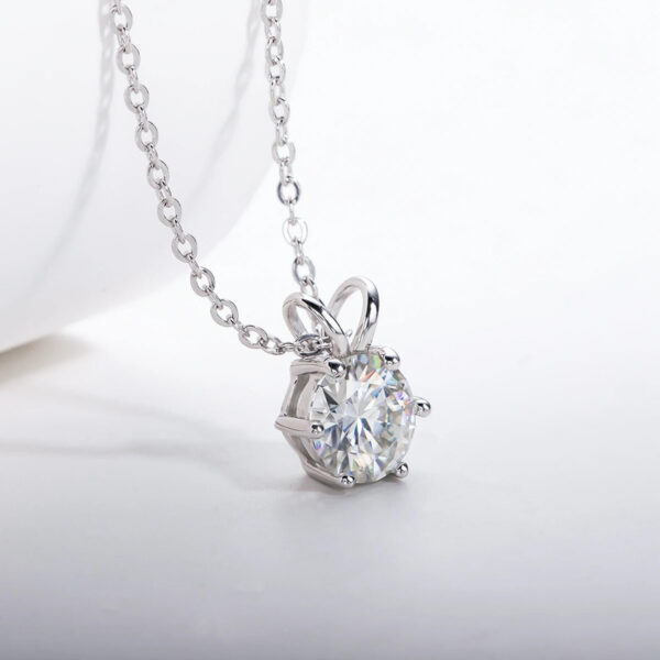 aa506804265f6d9a AnuJewel 1ct 3ct 5ct D Color Moissanite Diamond Top Quality 18K Gold Plated Pendant Necklace Fine Jewelry Gifts Wholesale