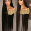 aa5aa04862cca179 34 Inch Bone Straight 13x4 Front Wigs For Women Brazilian 360 Transparent Human Hair Lace Frontal Wig PrePlucked