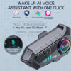 Wireless Bluetooth5.3 Motorcycle Helmet Intercom Headset Waterproof 300 m Intercomunicador Speaker Earphone