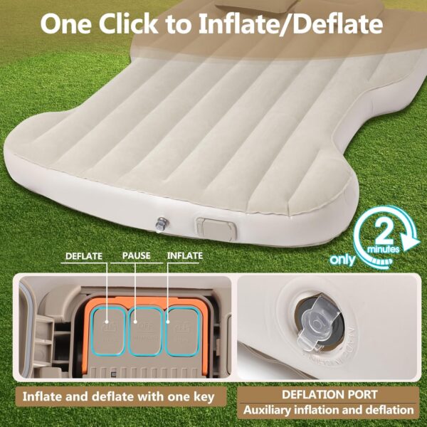 aab3152a8a9ff6f4 for Tesla Model Y Air Mattress, Self Inflating Car Camping Mattress with Wireless Charging Air Pump, 2 Pillows, Storage Bag, Sleeping Mat for Tesla Model Y Accessories 2020-2024 2025