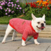 Dog Clothes For Medium Small Dogs Autumn Winter Warm Clothing Grey Cooling Vest Coat Pet Sweatshirt