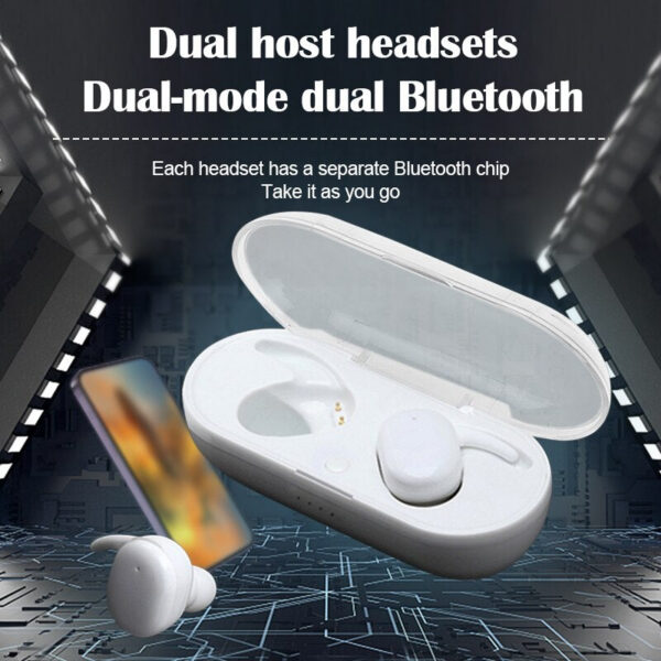 Y30 Tws4 Sports Headphones Digital Display Mini Wireless Bluetooth 5 Touch Sport Running Noise Reduction
