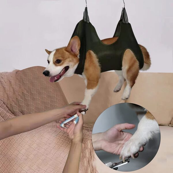 Pet Grooming Hammocks Nail Trimming Cat Beauty Hammock Anti Scratch Bite Dog Restraint Bathing Fixed Bag Pruning Tool Set