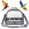 Bird Travel Carrier Portable Transport Bird Cage With Stainless Steel Tray Small Pet Multi-functional Parrot Bird Bag Outdoor