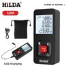 aaf1846b12fa29bb HILDA Distance 50M/100M/120M Rangefinder Profesional Meter Laser Range Finder Ruler Test Tool