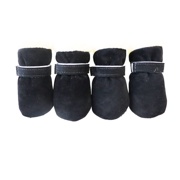 4pcs Winter Dog Anti-slip Snow Small Dogs Thick Cat Puppy Shoes Socks Pet Boots for Chihuahua Yorkshire