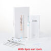 Rechargeable Cleaner High Precision Wax Removal Tool with Camera 6pcs LED Light Wireless Otoscope Smart Ear Cleaning Kit