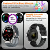 New 1.85-inch ultra smartwatch, GPS track, HD Bluetooth call; 710 mah large battery 400+ dial, suitable for Huawei Xiaomi