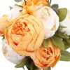 ab0130533ed1a730 Duovlo Springs Flowers Artificial Silk Peony Bouquets Wedding Home Decoration,Pack of 1 (Spring Red)