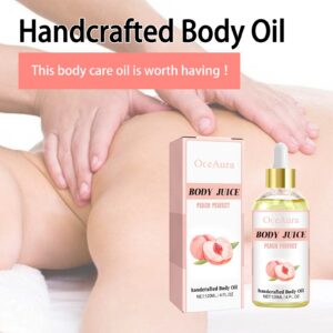 ab1a0e0a3cf9ff95 OceAura Peach body oil Moisturizes and Softens the Skin, Tightens and massages it, and provides moisturizing essential oil 4 Oz