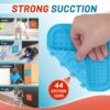 Lick Mat for Small Dogs and Cats 2 Pack, Dog Peanut Butter Lick Pads with Suction Cups for Slow Feeder, Anxiety Relief (Blue & Red)