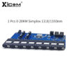 Gigabit Ethernet Fiber Switch Media Converter 8 Fiber Port 2 RJ45 Fiber Port Optical Transceiver 20KM SC Single Mode 100/1000M