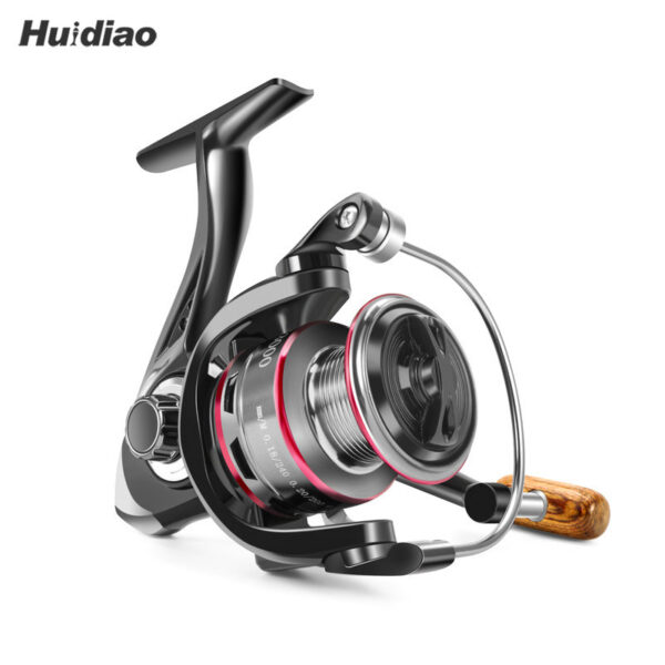 Huidiao 1000-7000 Stainless Steel Bearing Spinning Reel 8KG Max For Sea Carp Fishing