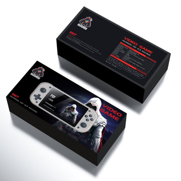 ab8bd1f9f4dfd9a2 BOYHOM M17 Retro Handheld Game Console Open Source Linux System 4.3 Inch IPS Screen Portable Pocket Video Player 64GB