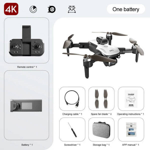 S2S 8K Drone 5G GPS Fly Toy HD Aerial Photography Dual-Camera Omnidirectional Obstacle Brushless Avoidance Quadrotor