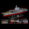 1560Pcs Military WW2 Micro NAVY ARMY Aircraft Carrier Model Building Blocks Technical Warship Battleship Weapon Bricks Toys Gift