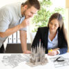 abd31ea295ad553a Piececool 3D Metal Puzzles La Sagrada Família Model Kits Jigsaw Toy DIY Set for Adult Collection Building Blocks