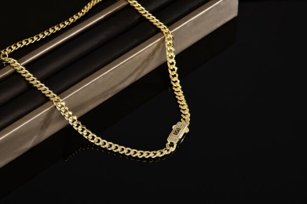 Classics Golden Fashion Miami Cuban S Bracelet Chain Hip Hop Men's And Women's Jewelry Necklace