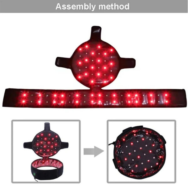 abe3f7fe83cdc43d LED Red Therapy Hat 660&850nm Red&Infrared Light Growth for Hair Loss Promote Regrowth Care Cap