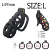 abf2df46af9e24c4 Male Chastity Cage Erotic Urethral Lock Sex Toys Device Penis Ring Male with 4 Size SM Products Cage Chastete Penis Sleeve