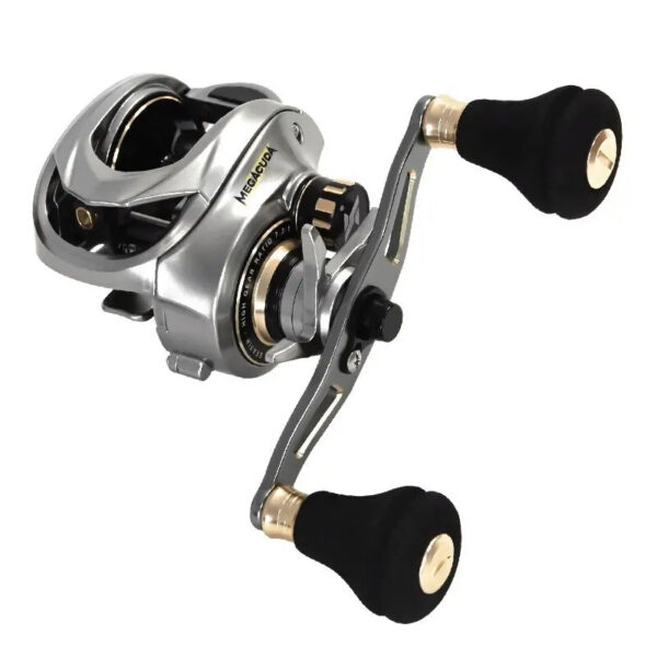 ac2062c8b66ce5d3 Seasir Megacuda Baitcasting Reel Drag 15KG Deep Spool 6.5:1 Aluminum Frame Carbon Side Double Handle Jigging Metal Reel Seawater