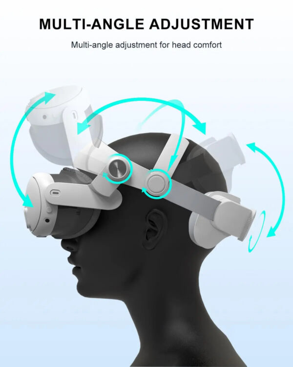 ac2431f2bd4ad8a0 Replaceable Elite Strap for Meta Quest 3 VR Headset Improve Comfort Adjustable Head Strap for Meta Quest 3 Accessories Helmet