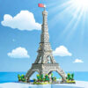 ac43af6ff62c00ca Knew Built Exquisite Paris Eiffel Tower Micro Mini Building Blocks Toys Set: LED Illuminated, Perfect Gift Illuminate Your World
