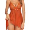Avidlove Lingerie for Women Lace Babydoll Sleepwear Boudoir Outfits Plus Size Langeray XS-5XL