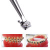 AZDENT 5 Boxes Dental Brackets Orthodontic Braces Passive Self Ligating MIM Monoblock With Buccal Tubes MBT/Roth 0.022 345 Hooks