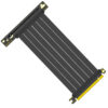 aca760e4d5876de8 TEUCER PCI-E 4.0 X16 Riser Cable Video Card EMI Shielded High-Speed Flexible Extender PCI Express Gen 4 GPU Extension Cord