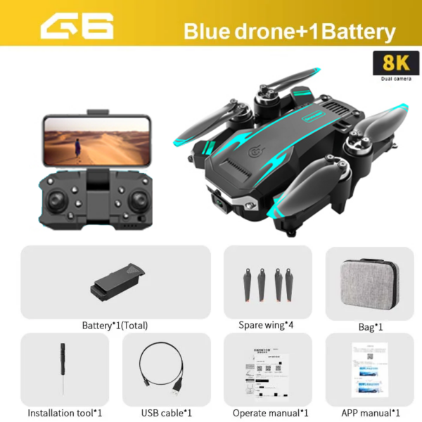 acad4dc9520b38d1 KBDFA Pro Drone Professional 4K HD Camera Foldable Quadcopter Aerial S6 GPS RC Helicopter FPV WIFI Obstacle Avoidance Toys